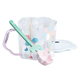 Чашка дитяча з принтом та кришкою з ложкою, блакитний Happy Life HP7213BL - мініатюра 2