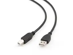 Кабель Cablexpert USB 2.0 AM/BM 4.5m Black (CCBP-USB2-AMBM-15) - мініатюра 2