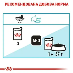 Набір вологого корму для дорослих котів, що сприяє підтримці здоров'я сечовидільної системи Royal Canin Urinary Care шматочки в соусі 1.02 кг (12 шт. х 85 г) - мініатюра 5