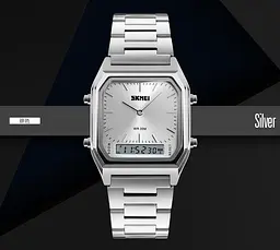 Жіночий наручний годинник 1220SI Silver Skmei acs0030837 - мініатюра 4