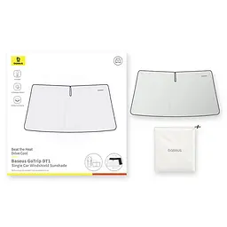 Сонцезахисна парасолька для автомобіля Baseus GoTrip DT1 (C01182) Black - мініатюра 5