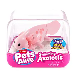 Інтерактивна іграшка Аксолотль Pets and Robo Alive 9556A, рожевий