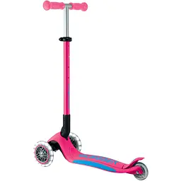 Самокат Globber Elite Lights 3+ колеса з підсвіткою 50 кг фуксія (439-610-3) - мініатюра 3