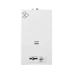 Газова колонка Koer Kwh.G0410 димохідна з п'єзорозпалом 10 л/хв (колір ), white KR5663 - мініатюра 3