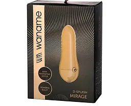 Вібратор для клітора Toyfa Waname D-Splash Mirage 9 см золотий - мініатюра 4
