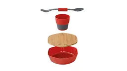 Набір туристичного посуду Robens Leaf Meal Kit Fire Red (690276) - мініатюра 7