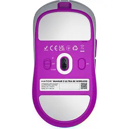 Миша Hator Quasar 3 Ultra 8K Wireless White/Violet (HTM771) [127985] - мініатюра 5