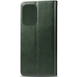 Шкіряний чохол-книжка Getman Gallant (PU) для Motorola Moto G15 Power / G17 Power Зелений - мініатюра 4