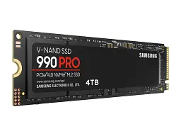SSD M.2 NVMe 4TB Samsung 990 Pro Pascal TLC 7450/6900MB/s PCIe 4.0 (MZ-V9P4T0BW)