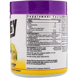 Енергетичний напій Bluebonnet Nutrition Simply Energy Lemon смак лимон 300 г - мініатюра 2