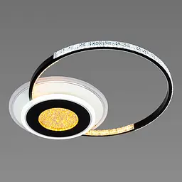 Люстра світлодіодна акрилова Sirius C7067/500 WH+BK RGB 80W+8W