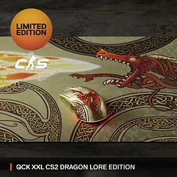 Ігрова поверхня SteelSeries Qck XXL CS2 Edition (Dragon Lore) (63448) - мініатюра 6