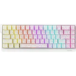 Клавіатура Ajazz x NacodeX NK68 V2 Red Switch White (NK68-V2-R-S-W) [175703] - мініатюра 2