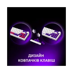 Клавіатура Lorgar KBP70MW Pro RGB Wireless/Bluetooth/USB UA Black/red (LRG-KBP70MW-BK-US) - мініатюра 8