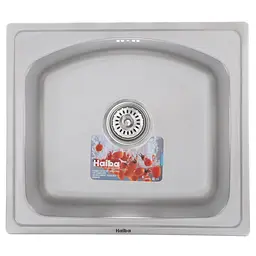 Кухонна мийка Haiba 48x42 satin HB0531, Нержавіюча сталь