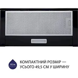 Витяжка Minola HTL 5214 BL 700 LED - мініатюра 2
