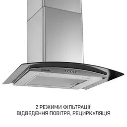 Витяжка декоративна зі склом MINOLA MTG 6642 I LED - мініатюра 3