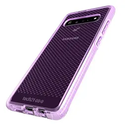 Чохол протиударний з антимікробним покриттям Tech21 Evo Check для Samsung Galaxy S10 5G SM-G977 (6.7") Orchid Purple - мініатюра 2
