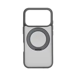 Противоударный чехол-панель для Apple iPhone 17 Pro, Unit Stand2, серый, силикон + поликарбонат, защита всего корпуса, с подставкой, поддержка магнитных держателей и беспроводной зарядки (MagSafe), ArmorStandart (ARM86335)