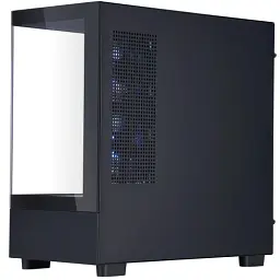 Корпус 1stPlayer Mi5-BK-2FC7R-1FC7 Black без БЖ Mini Tower Micro ATX / Mini ITX 1xUSB 3.0 / 1xUSB 2.0 макс. CPU - 185 мм / VGA - 360 мм 3x120 мм ARGB бічна та передня панель із загартованого скла - мініатюра 5