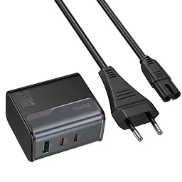 МЗП Hoco CS76A Star Speed PD70W (1USB-A/2C) Midnight Black - мініатюра 2