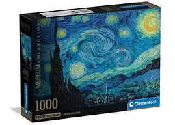 Пазл Clementoni Museum Collection: Зоряна ніч, Вінсент ван Гог (Museum Collection - The Starry Night Puzzle - 1000 pcs.), 1000 ел. (37065)