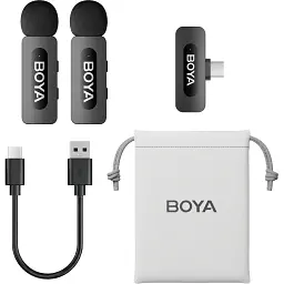 Микрофон Boya BY-V20 Type-C Black (BY-V20) - миниатюра 2