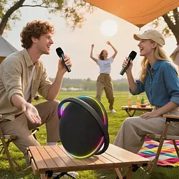 Портативна колонка ACEFAST K5 Max portable wireless speaker Black (6974316285670) - мініатюра 8