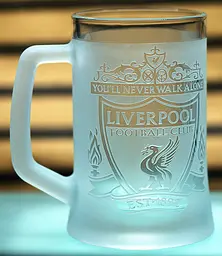 Пивний келих 660 мл Liverpool з гравіюванням подарунок для фаната ФК Ліверпуль футбольний кухоль - мініатюра 2