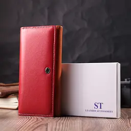 Жіночий шкіряний гаманець ST Leather 18,5х9х3 см acs0028448 - мініатюра 9