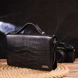 Чоловіча шкіряна барсетка Canpellini 21,5х13,5х4 см sum0022449 - мініатюра 8
