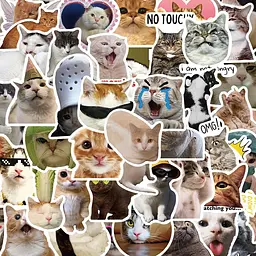 Стікерпак GeekLand Kitties 50 штук - мініатюра 3