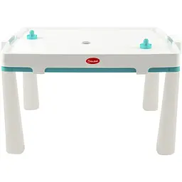 Дитячий пластиковий стіл із насадкою для аерохокею Doloni Toys 04580 бірюзовий