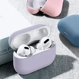 Чохол Ultrathin Silicone Case для AirPods Pro Dark Purple [49716] - мініатюра 6