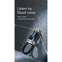 Кабель Joyroom AUX stereo audio cable SY-10A1 1 м - мініатюра 3