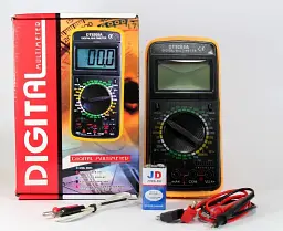 Цифровий тестер, мультиметр DT 9208A - мініатюра 4