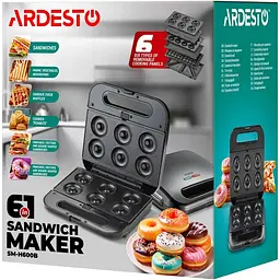 Мультимейкер Ardesto чорний 700 Вт (SM-H600B) - мініатюра 6