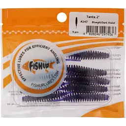 Силікон FishUP Tanta 2" #247 Bluegill/Dark Violet (9 шт/уп) - мініатюра 2