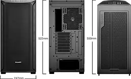 Корпус Be quiet! SHADOW BASE 800 Black (BGW60) Без БП - мініатюра 8