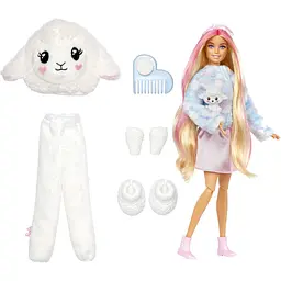 Лялька Barbie Cutie Reveal М'які та пухнасті, в костюмі ягня (HKR03) - мініатюра 2