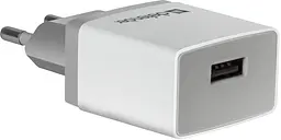 Мережевий зарядний пристрій Defender UPA-21 білий, 1xUSB, 5V/2.1A (83571) (6505064) - мініатюра 2