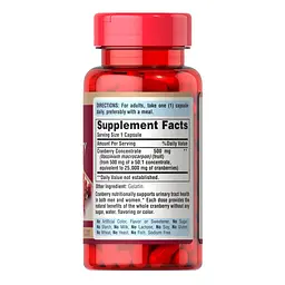 Натуральна добавка Puritan's Pride Cranberry One a Day, 60 капсул - мініатюра 2