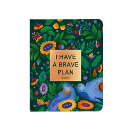 Блокнот для планування "I HAVE A BRAVE PLAN" квіти зелений