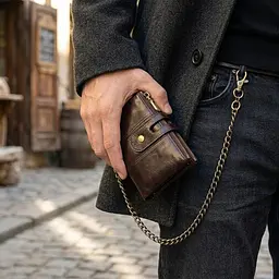Гаманець універсальний 14682 Vintage темно-коричневий - мініатюра 2