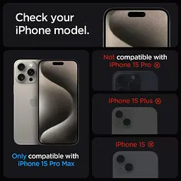Захисне скло Spigen Screen Protector EZ FIT GLAS.tR Black для iPhone 15 Pro Max (2 шт.) (AGL06873) - мініатюра 2