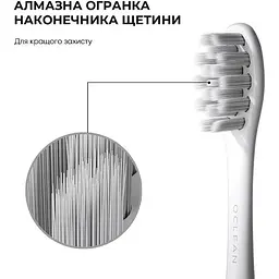 Насадка Oclean P1S12 догляд за яснами ультрам'яка біла 6 шт. - мініатюра 3
