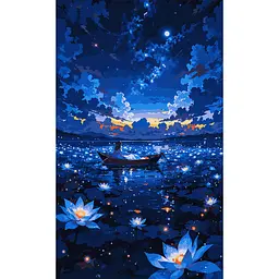 Картина за номерами Santi Прогулянка човном, 30x50см, LED підсвітка (956545)
