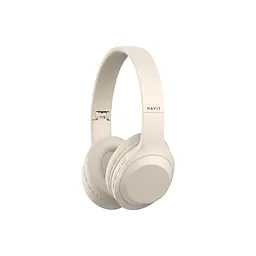 Навушники накладні бездротові HAVIT HV-H628BT Beige HAVIT (28269-000)