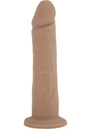 Фалоімітатор Silexd Realistic Dildo Liquid Silicone 2, 20.6 см (тілесний) - мініатюра 3