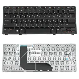 Клавіатура для ноутбука DELL (Inspiron: 5423, Vostro: 3360) rus, black - мініатюра 2